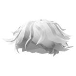 White Wavy Messy Hair