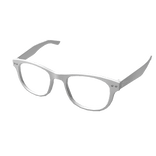 White Wayfarer Glasses