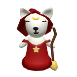 White Witch Cat Buddy