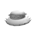 White Y2K Latex Bucket Hat