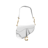 White Y2k Saddle Bag