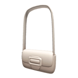 White Y2K Shoulder Bag