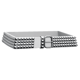 White Y2k Studded Belt (3.0)