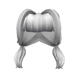 White/Gray Pigtails
