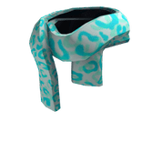 Wild Neon Blue Scarf