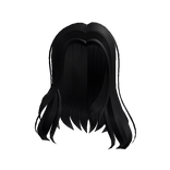 Windswept Hair in Black