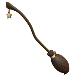 Witch Wizard Broom Red