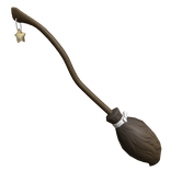 Witch Wizard Broom White