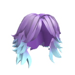 Wolf Cut Hair - Lavender to Light Blue (3.0)