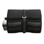 Worn Black Survivalist Backpack