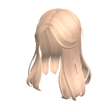 Y2K Aesthetic Messy Waves Blonde Curtain Bangs