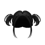 Y2K Aesthetic Mini Pigtails [Black]