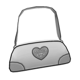 y2k angel mini shoulder bag (White)