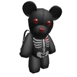 Y2K Black Skeleton Teddy Bear [3.0]