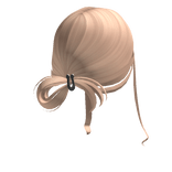 Y2K Blonde Updo with Hairclip