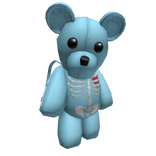 Y2K Blue Skeleton Teddy Bear [3.0]