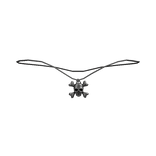 Y2K Chrome Skull Necklace 1.0