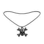 Y2K Chrome Skull Necklace 3.0