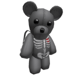 Y2K Gray Skeleton Teddy Bear [3.0]