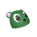 Y2K Green Bear Beanie