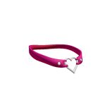 Y2K Heart Leather Collar - Pink and White (3.0)