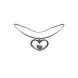 Y2K Heart Pendant Necklace