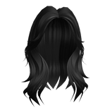 Y2K Layered Wolfcut (Black)