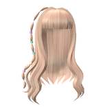 Y2K Long Beaded Hair in Blonde