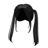 Y2K Long Black Pigtails