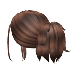 Y2K Low Clipped Short Ponytail - Brown