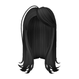 Y2K Material Girl Hair (Black)