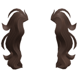 Y2K Messy Aesthetic Pigtails Extension (Brown)