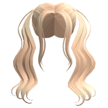 Y2K messy Anime Ponytails ( Blonde )