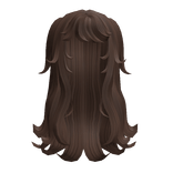 Y2k Messy Elf Popular Anime Cute Bangs (Brown)