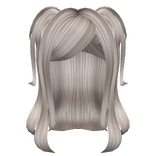 Y2k Messy Emo Girl Hair Ash Blonde