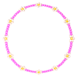 Y2K Pink Flower Bead Necklace 3.0