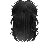 Y2K Shaggy Popular Layered Messy Wolfcut (Black)