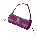 Y2K Shiny Heart Bag - Pink