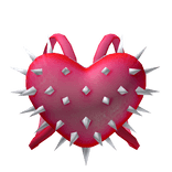 Y2K Spiked Heart Red 3.0