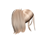 Y2K Spiky Flipped Ponytail in Blonde