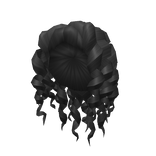 Y2k Styled Curls in Black