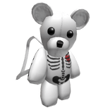 Y2K White Skeleton Teddy Bear [1.0]