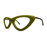 Yellow Classic Cateye Glasses