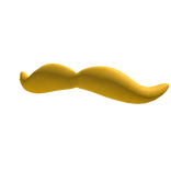 Yellow English Mustache