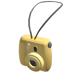 Yellow Instant Camera