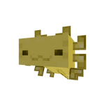 Yellow Pixel Axolotl Shoulder Pet