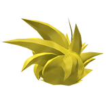 Yellow Spiky Male Hair