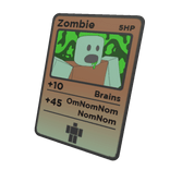 Zombie Trading Card
