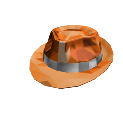 Orange Sparkle Time Fedora item picture