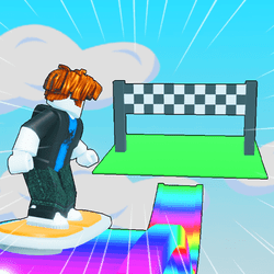 Game thumbnail for Obby But You're on a Hoverboard